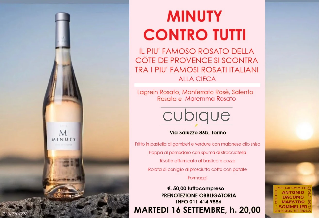 locandina degustazione minuty